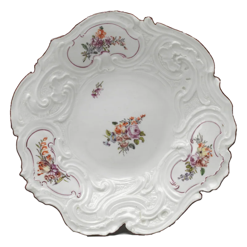 White porcelain plate