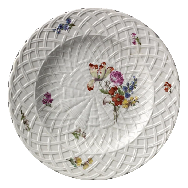 White porcelain plate