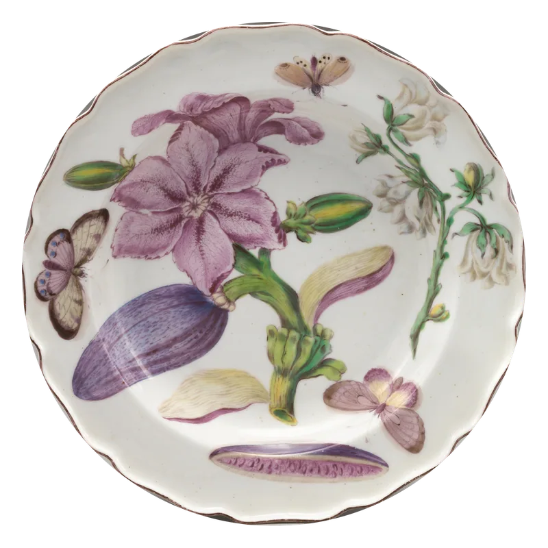 White porcelain plate
