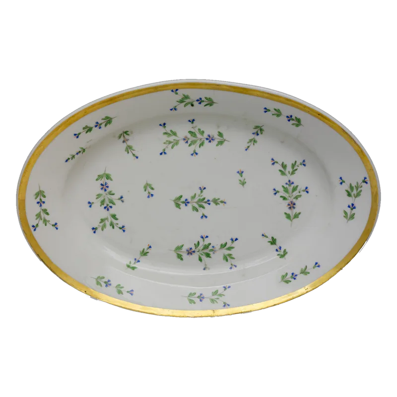 White porcelain dish