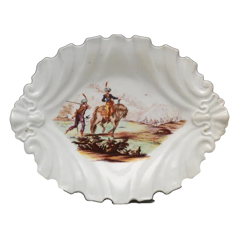 White porcelain dish