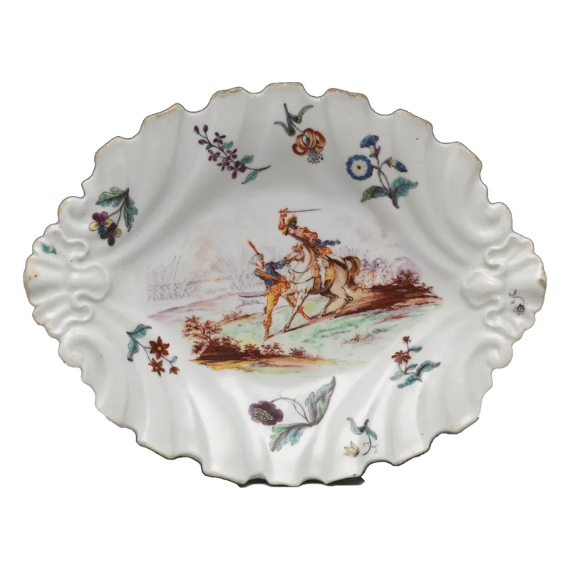 White porcelain dish