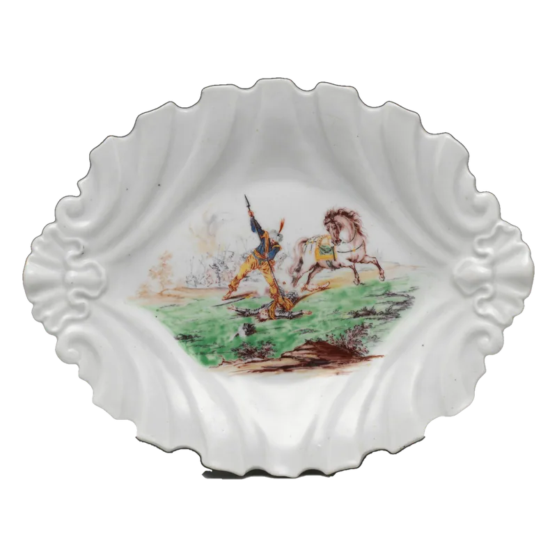 White porcelain dish