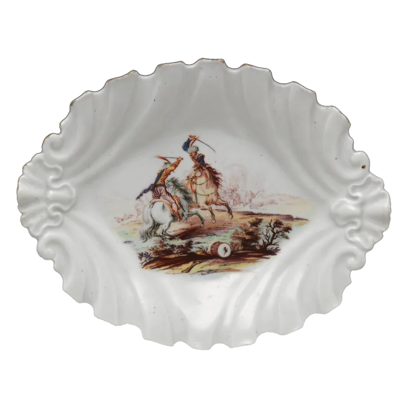 White porcelain dish