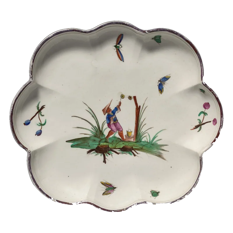 White porcelain dish