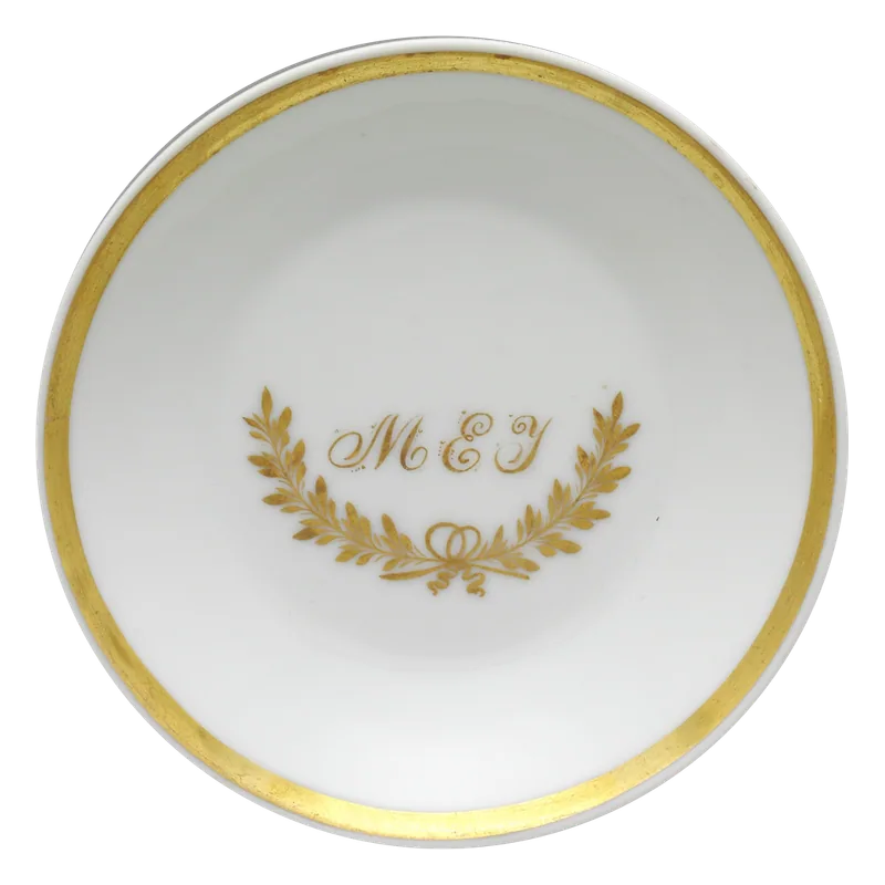 White porcelain dish