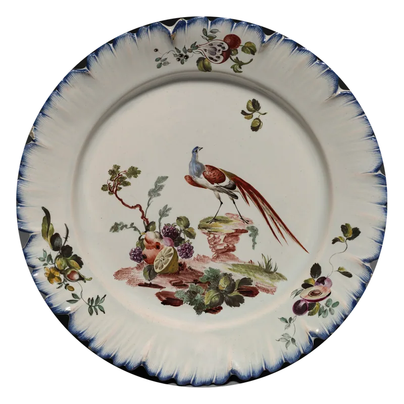 White porcelain plate
