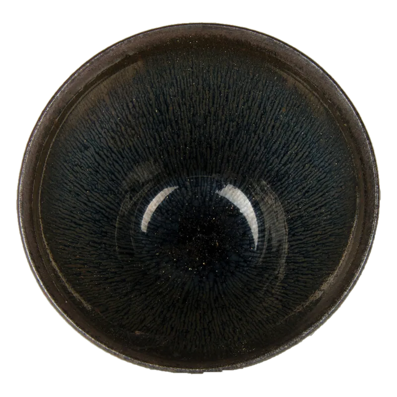 Black stoneware bowl