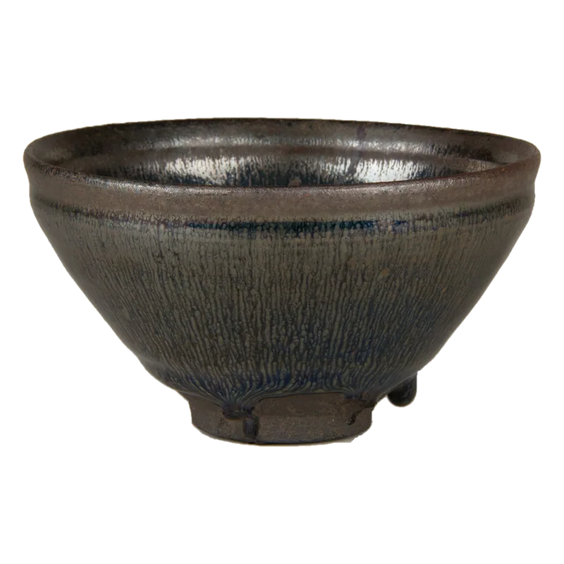 Black stoneware bowl