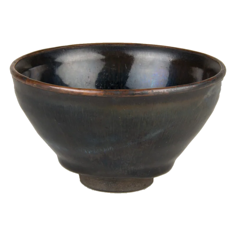 Black stoneware bowl