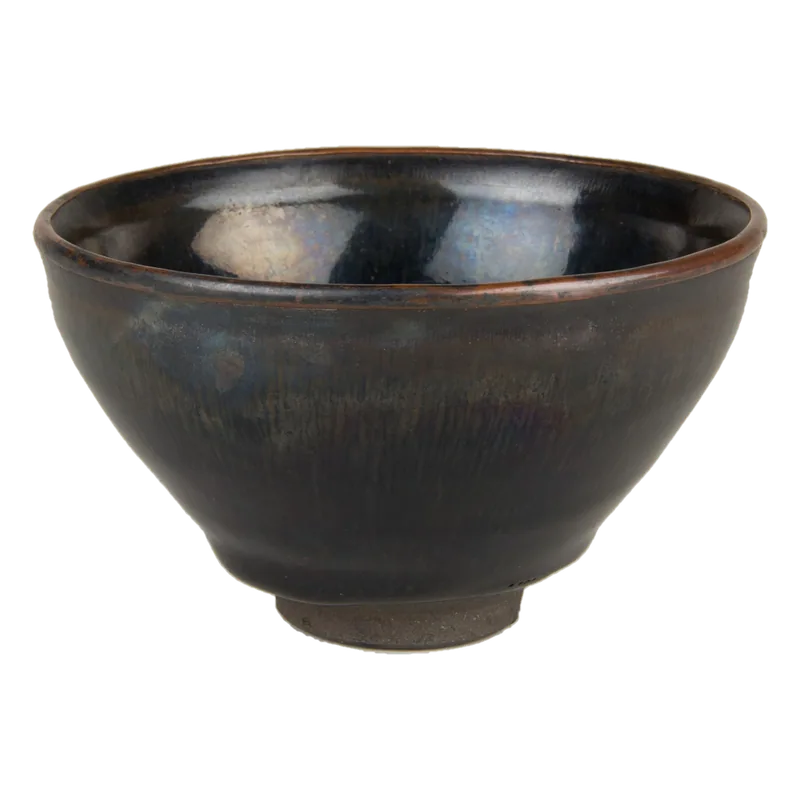 Black stoneware bowl