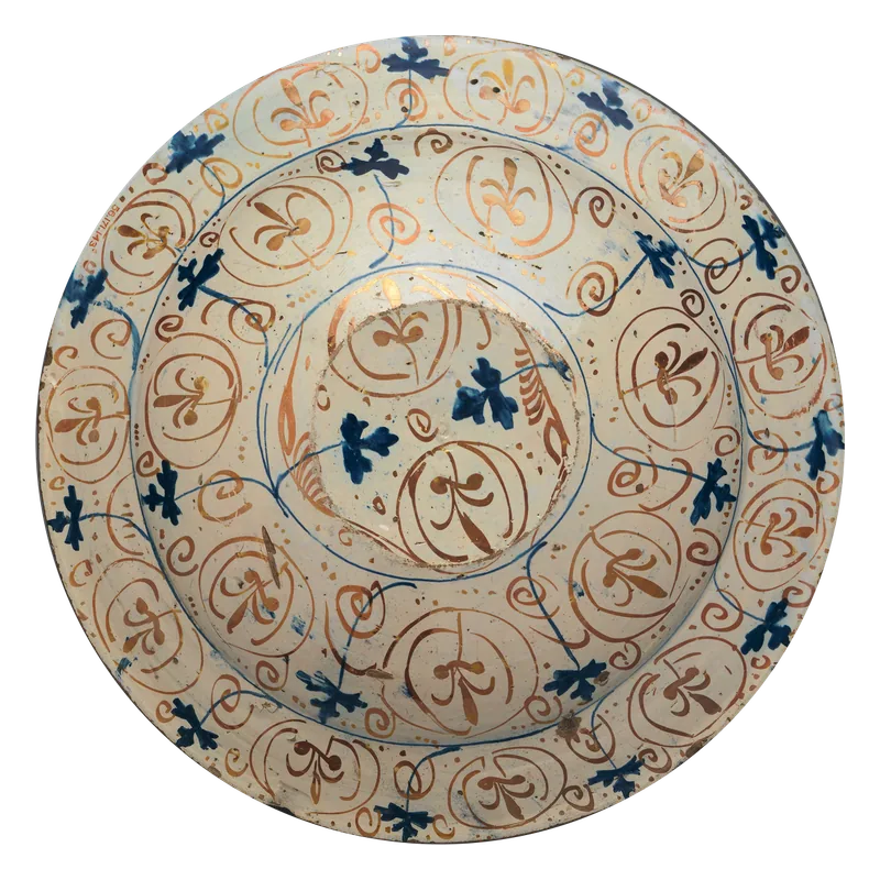 Brown earthenware dish