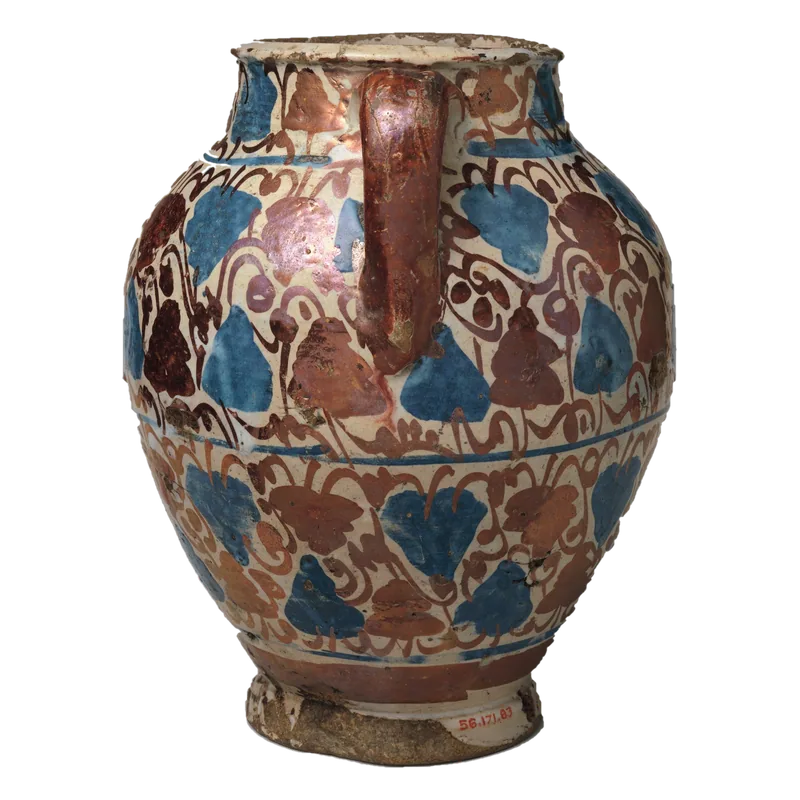 Brown earthenware pot