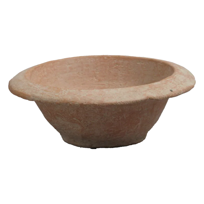 Brown earthenware bowl