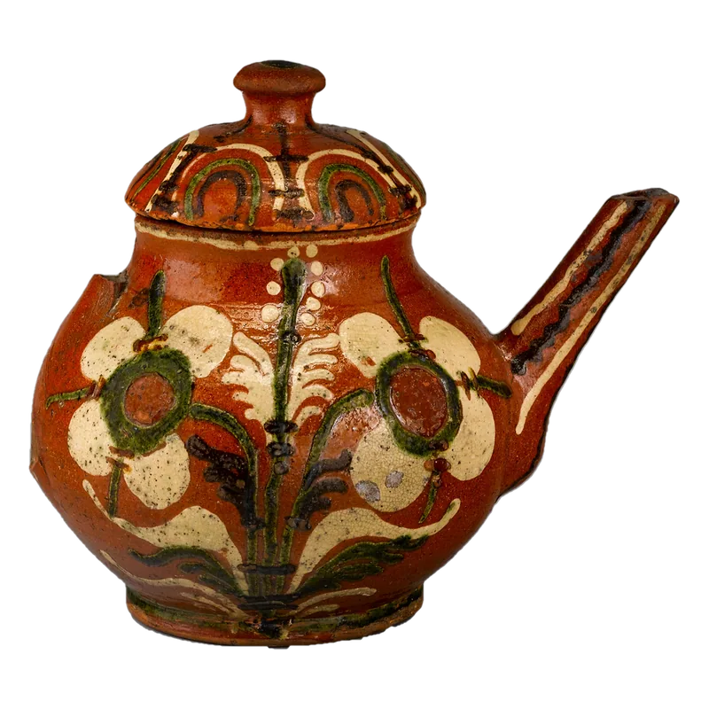 Red earthenware pot