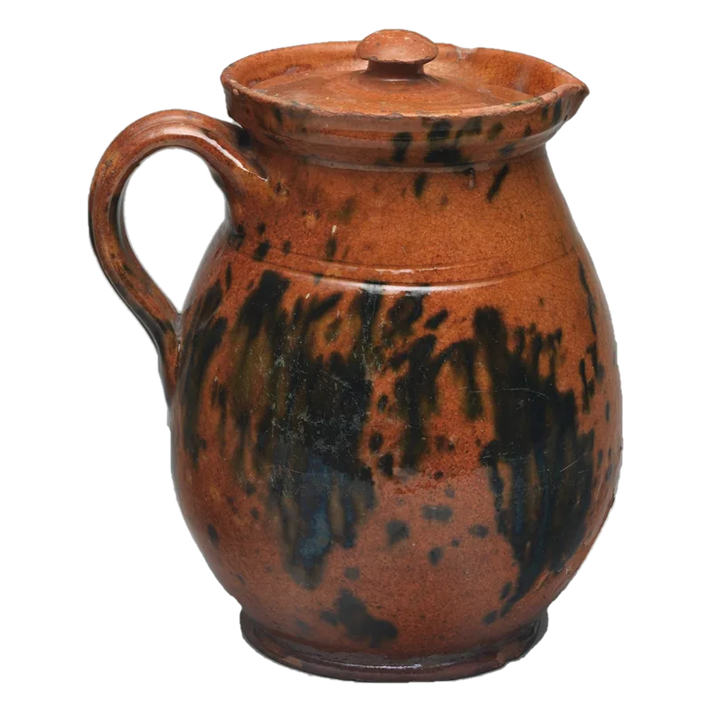 Red earthenware pot
